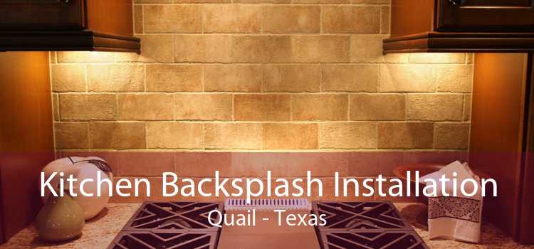 Kitchen Backsplash Installation Quail - Texas