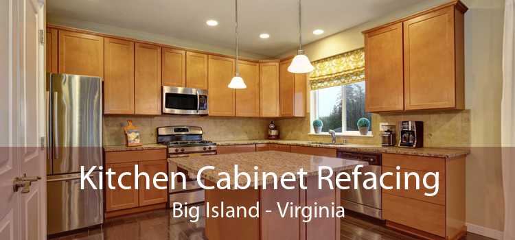 Kitchen Cabinet Refacing Big Island - Virginia
