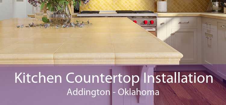 Kitchen Countertop Installation Addington - Oklahoma