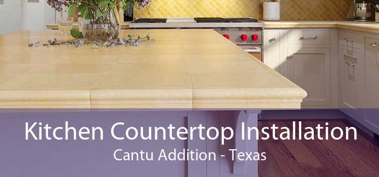 Kitchen Countertop Installation Cantu Addition - Texas