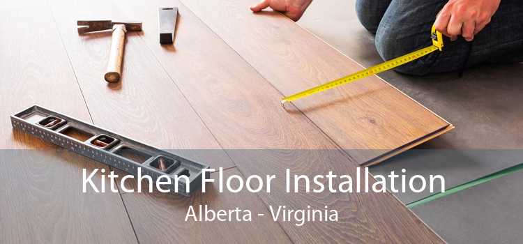 Kitchen Floor Installation Alberta - Virginia