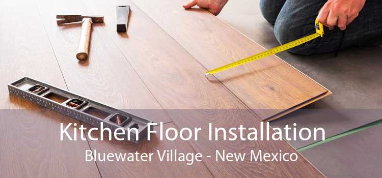 Kitchen Floor Installation Bluewater Village - New Mexico