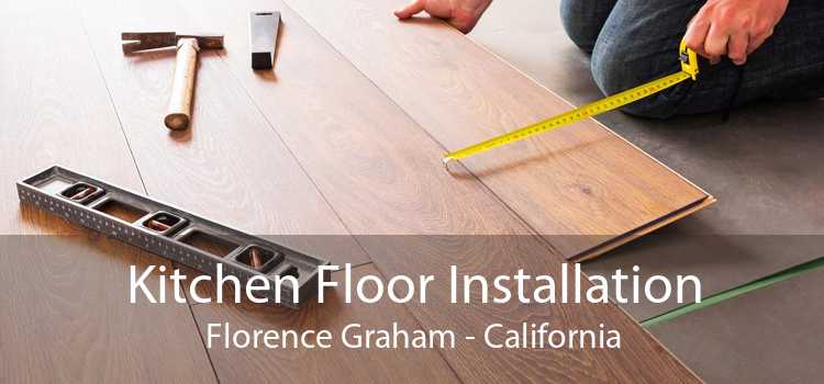 Kitchen Floor Installation Florence Graham - California
