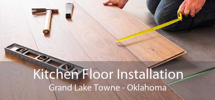 Kitchen Floor Installation Grand Lake Towne - Oklahoma