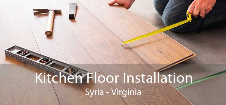 Kitchen Floor Installation Syria - Virginia