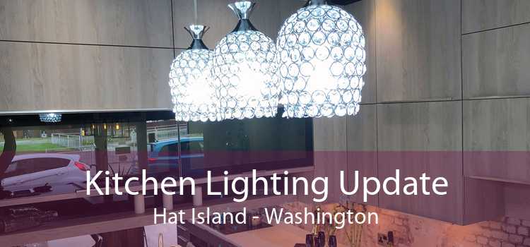 Kitchen Lighting Update Hat Island - Washington