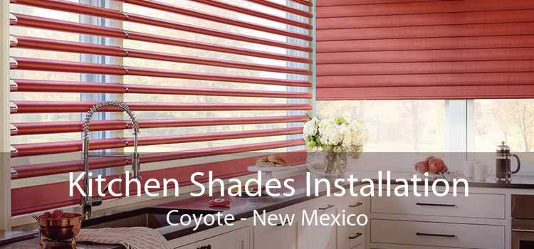 Kitchen Shades Installation Coyote - New Mexico