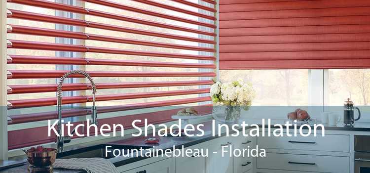 Kitchen Shades Installation Fountainebleau - Florida