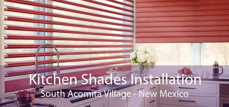 Kitchen Shades Installation South Acomita Village - New Mexico