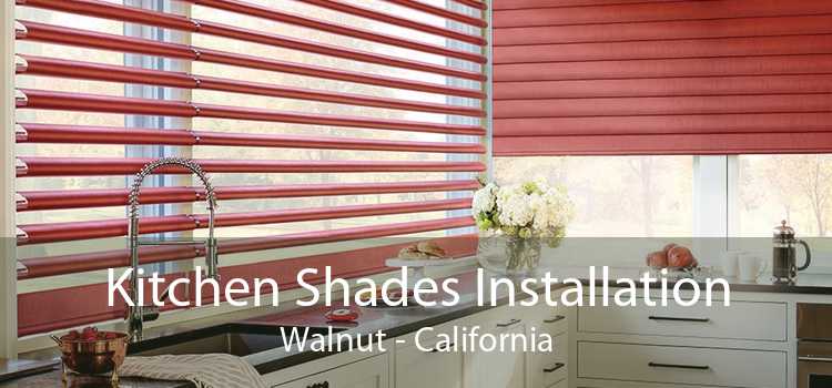 Kitchen Shades Installation Walnut - California