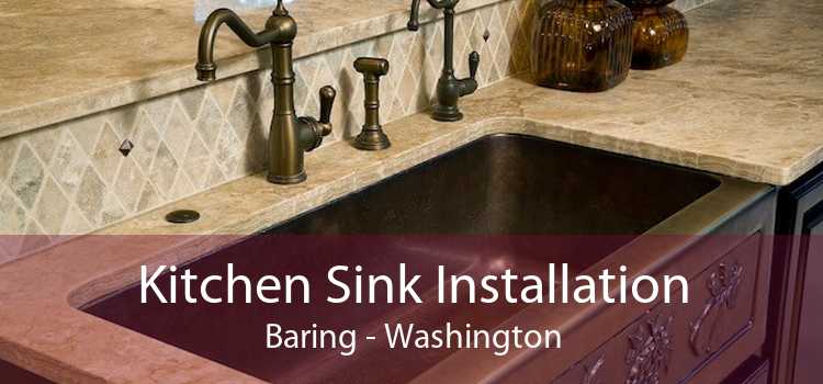 Kitchen Sink Installation Baring - Washington
