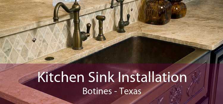 Kitchen Sink Installation Botines - Texas