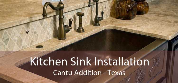 Kitchen Sink Installation Cantu Addition - Texas