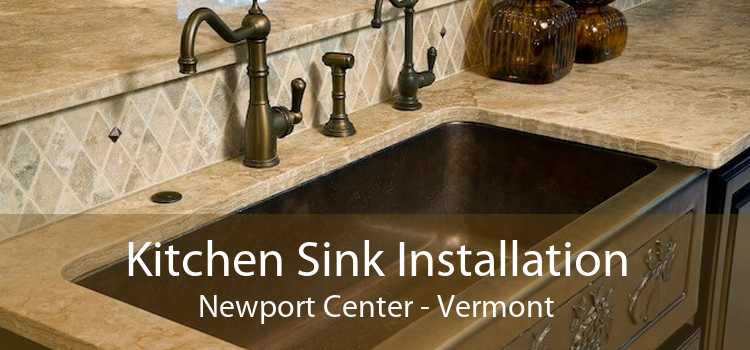 Kitchen Sink Installation Newport Center - Vermont