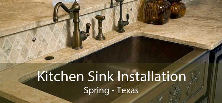 Kitchen Sink Installation Spring - Texas