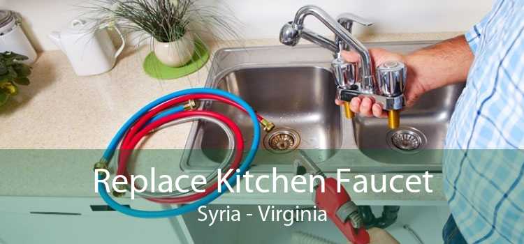 Replace Kitchen Faucet Syria - Virginia